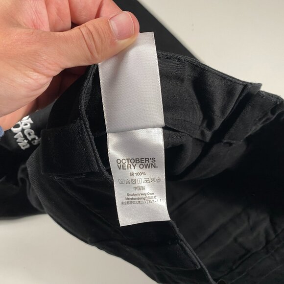 Octobers Very Own Laugh Now Cry Later Heavy Canvas Chino pants black mens 30x31 - Picture 6 of 9